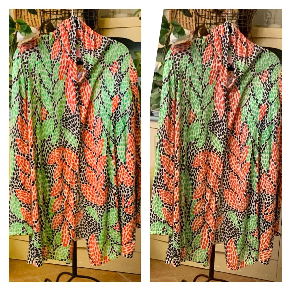 Lilly Pulitzer pink tag Cardigan Size Med